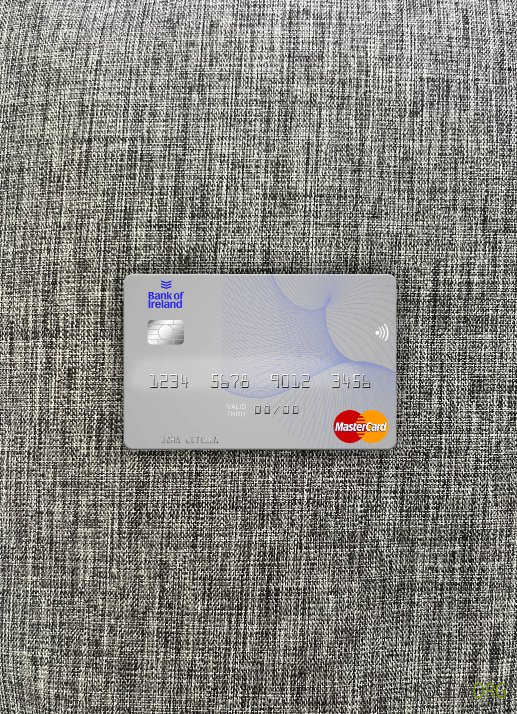 Irlande Banque d'Irlande mastercard photolook recto